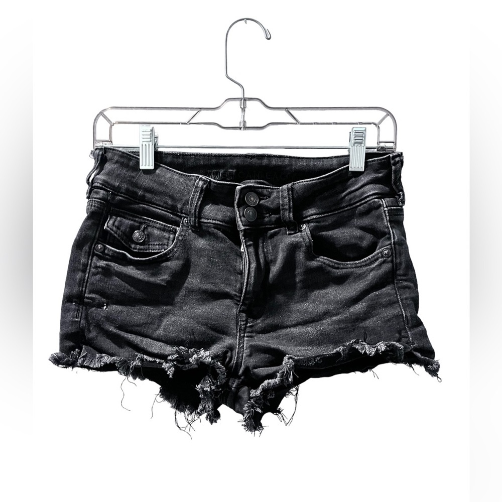 American Eagle Outfitters Black Jean Shorts
